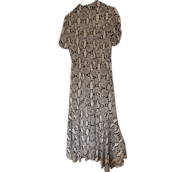 A.L.C. Clarkson Snake Print Silk Dress - Picture 9 of 16